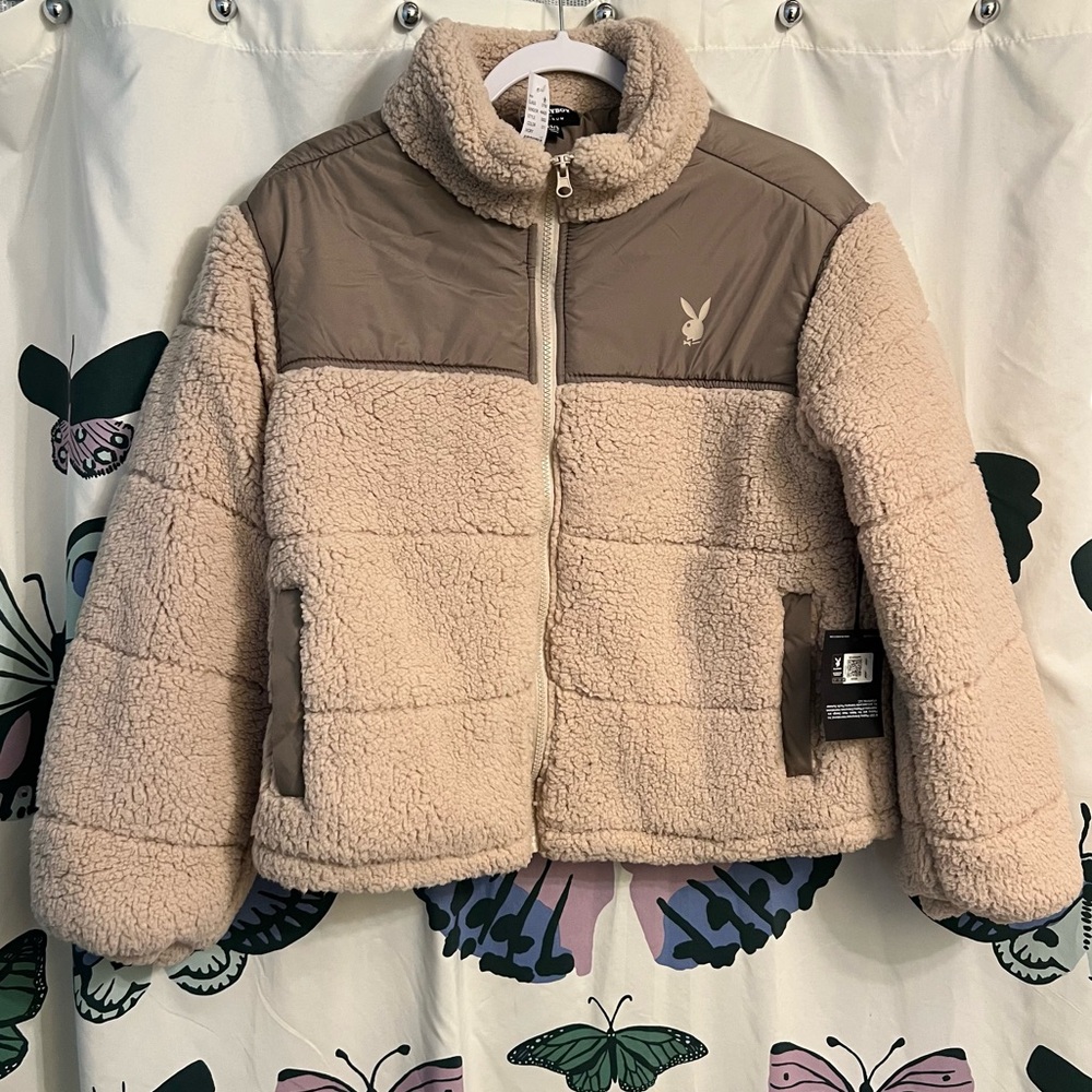 PacSun x Playboy Sherpa Jacket